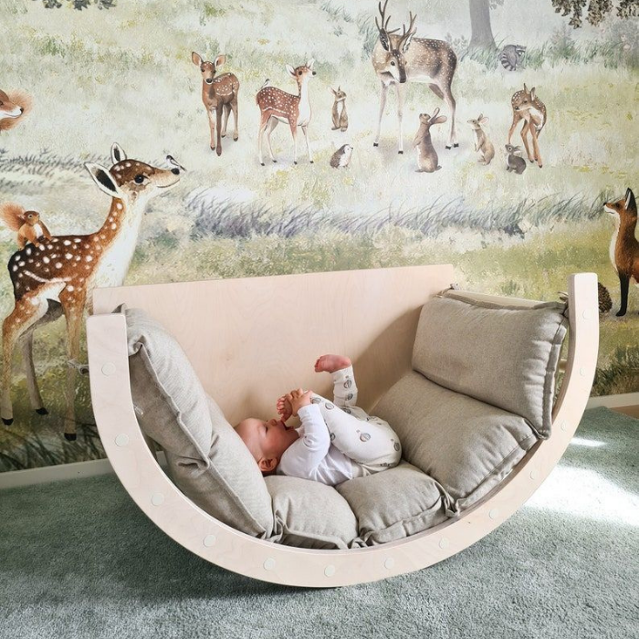 Doğal Kayın Ahşap Çok Amaçlı  Oyun Alanı ve Dekoratif Çalışma Masası,Montessori Masa